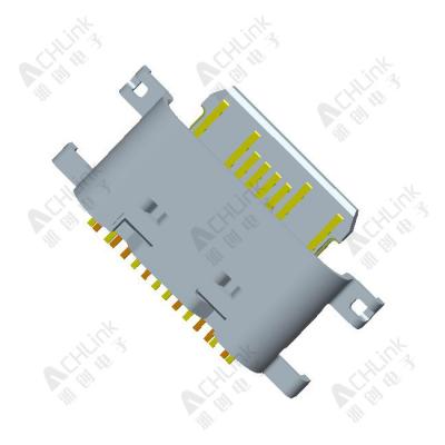 TYPE-C CF 16PIN(L=6.35) MID MOUNT 1.0 