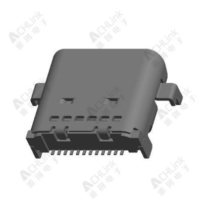 USB Type-C 24PIN CF Sink 0.8 Iron Shell Slope
