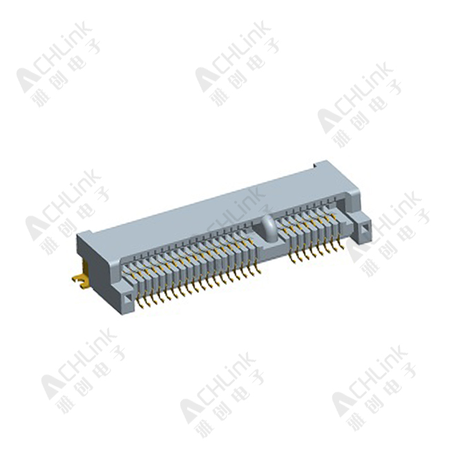 Mini PCI express 52pin socket 0.80 Pitch. H5.20mm. Dual-SMT Type.