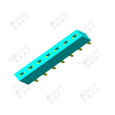 Female Header 1.27mm Single Row Straight H=4.3mm