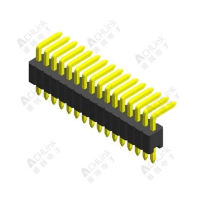 PIN HEADER PH1.0MM SINGLE ROW SINGLE PLASTIC 90° H=1.00MM