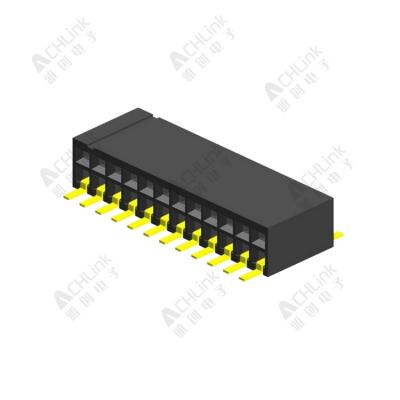 FEMALE HEADER PH1.27*1.27MM DOUBLE ROW SMT H=3.45MM