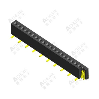 FEMALE HEADER PH2.0MM SINGLE ROW S SMT TYPE-2 H=4.0MM/4.3MM/4.6MM