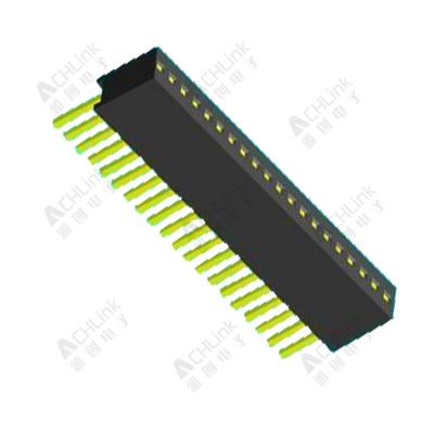 FEMALE HEADER PH2.0MM SINGLE ROW S 180° H=6.35MM